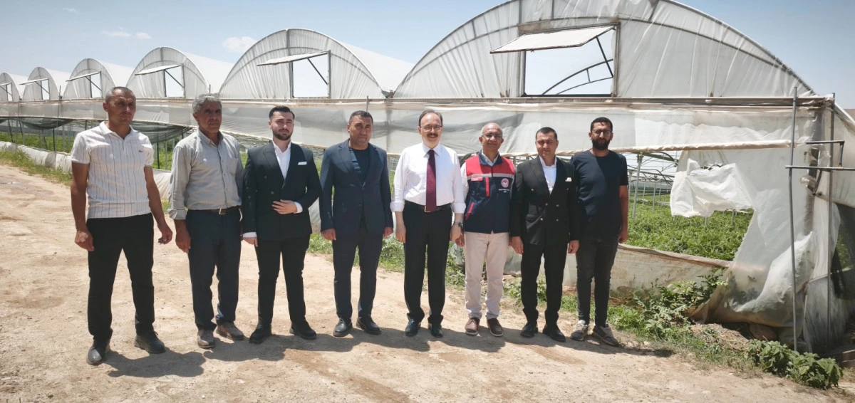 VALİ KIZILKAYA GARZAN YUMURTA TESİSİNİ GEZDİ