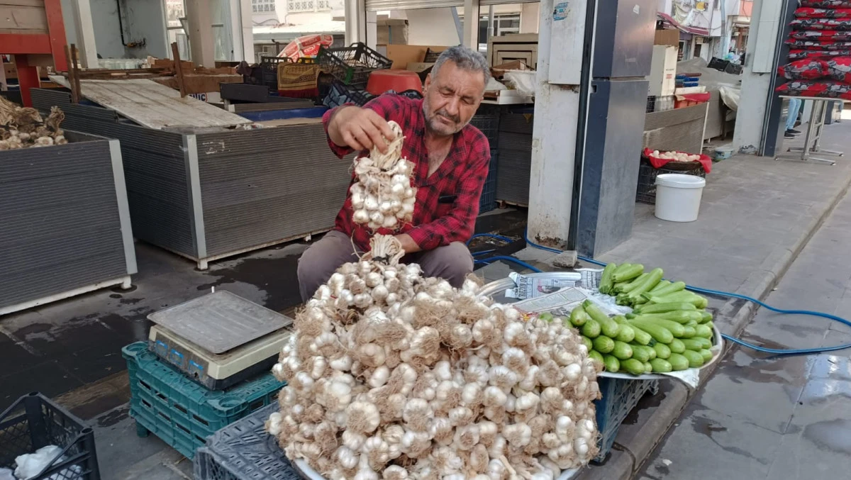 YERLİ SARIMSAK 300 LİRADAN 150 LİRAYA GERİLEDİ